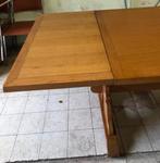 Eiken tafel: uitschuifbare tafel tot max. 3m, Huis en Inrichting, Tafels | Eettafels, Gebruikt, Ophalen