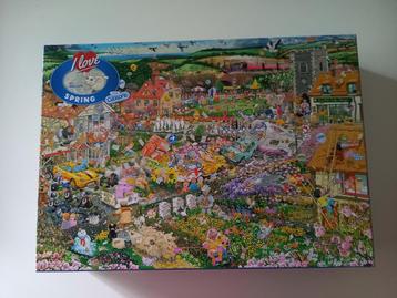 Gibsons puzzels 1000st, Enlèvement ou Envoi, 500 à 1500 pièces, Comme neuf, Puzzle
