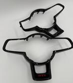Volkswagen stuur trim GTI R logo glanszwart zilver, Ophalen of Verzenden