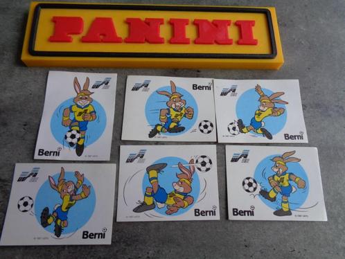 PANINI VOETBAL STICKERS EURO 92 EK EMBLEMEN 6X BERNI, Hobby en Vrije tijd, Stickers en Plaatjes, Ophalen of Verzenden