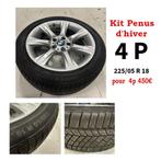 pneus d'hiver225/50 r18, Auto-onderdelen, Banden en Velgen, Ophalen, 18 inch, Gebruikt, Winterbanden