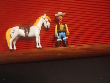 LUCKY LUKE EN JOLLY JUMPER  soort playmobil . beschikbaar voor biedingen