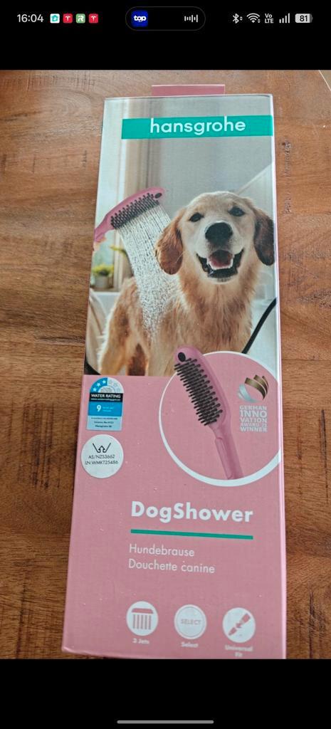 Nieuwe Hansgrohe DogShower – rosé –, Animaux & Accessoires, Accessoires pour chiens, Enlèvement ou Envoi