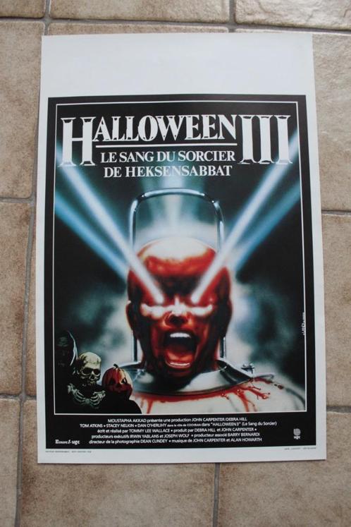 filmaffiche Halloween 3 1982 filmposter, Verzamelen, Posters, Zo goed als nieuw, Film en Tv, A1 t/m A3, Rechthoekig Staand, Ophalen of Verzenden