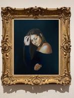 “Mijn lieve Lisa” Schilderij, Antiek en Kunst, Kunst | Schilderijen | Modern, Verzenden