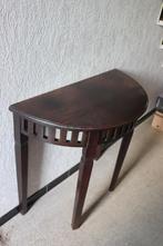 Halfronde bijzettafel, Ophalen, Gebruikt, Overige vormen, Hout