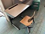 Retro schoolbankje met stoel, Ophalen, Gebruikt, Tafel(s) en Stoel(en)