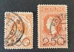 Nederland 1920 Opruimingsuitgifte NVPH 104-105 gestempeld, Timbres & Monnaies, Timbres | Pays-Bas, Jusqu'à 1940, Affranchi, Envoi