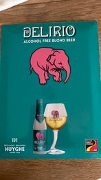 Metalen reclame bord delirium, Ophalen of Verzenden, Nieuw