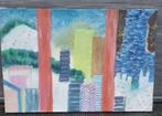 Huile sur toile les grandes vagues de lise brachet, Ophalen of Verzenden