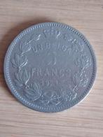 BELGIE 5 Francs / 1 Belga 1931 Frans Positie A, Ophalen of Verzenden, Overig, Losse munt