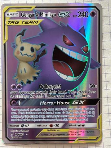 Pokemon 164/181 Gengar & Mimikyu (Holofoil) beschikbaar voor biedingen