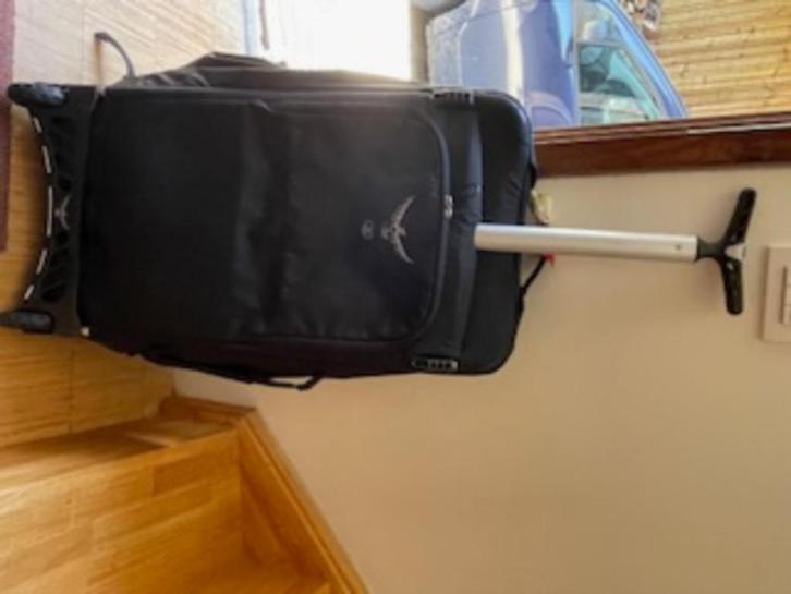 reistassen, Handtassen en Accessoires, Tassen | Reistassen en Weekendtassen, Zo goed als nieuw, Blauw, 60 tot 80 cm, 30 cm of meer