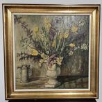 Schilderij bloemen in vaas van Albert Van Esbroeck, Antiek en Kunst, Kunst | Schilderijen | Klassiek, Ophalen