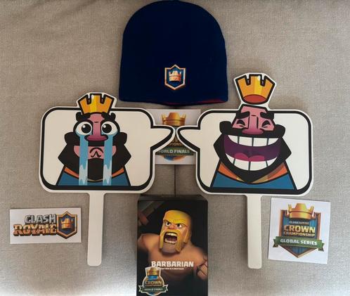 Officieel Clash Royale-lot: nieuw figuur, hoed, borden, Verzamelen, Beelden en Beeldjes, Nieuw, Ophalen of Verzenden