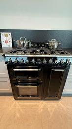 SMEG Zwart Gasfornuis Nieuw, Ophalen, Nieuw, Energieklasse A of zuiniger, Gas