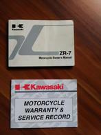 Kawasaki ZR-7, Motos, Modes d'emploi & Notices d'utilisation, Kawasaki
