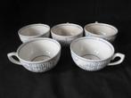 Cinq tasses Boch Keramis Copenhague, Ophalen of Verzenden