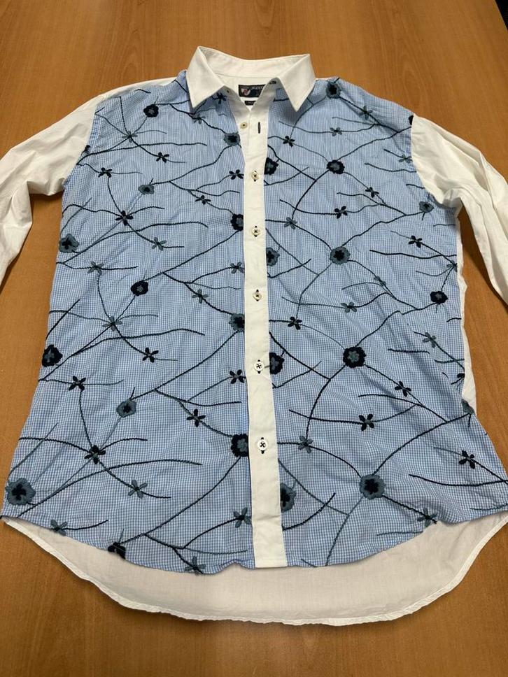 JZQL Jezequel hemd maat L (designer shirt), Kleding | Heren, Overhemden, Zo goed als nieuw, Verzenden