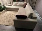 Zithoek in stof - beige - 3m op 2,5m, Ophalen, Zo goed als nieuw, Stof