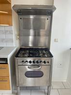 Zanussi gasfornuis met elektrische oven  ZCM 75 DCX rvs, 60 cm of meer, 5 kookzones of meer, Vrijstaand, 85 tot 90 cm