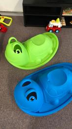 Schommeldiertjes in plastic, Ophalen, Zo goed als nieuw