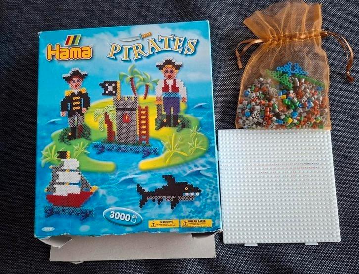 Hama bord en kralen, Kinderen en Baby's, Speelgoed | Educatief en Creatief, Gebruikt, Knutselen, Ophalen