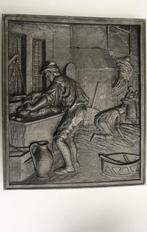 De Bakker - Bakkerij - wandreliëf in brons, Ophalen of Verzenden