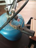 Gasbrander + gasfles, Ophalen, Gebruikt