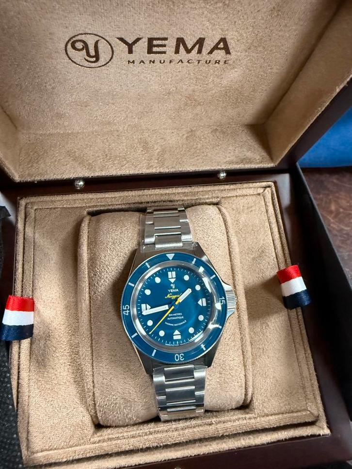 Nieuwe Yema horloges + Garantie & factuur (Stockverkoop), Handtassen en Accessoires, Horloges | Heren, Nieuw, Polshorloge, Overige merken