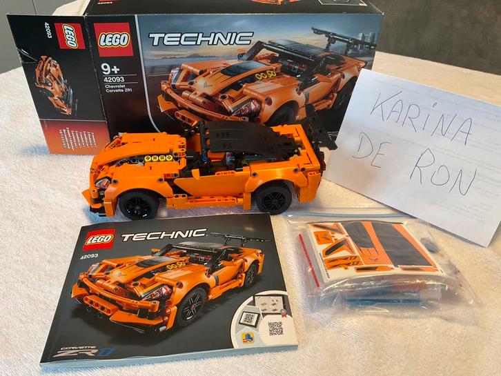Lego technic chevrolet corvette ZR1 (42093), Kinderen en Baby's, Speelgoed | Duplo en Lego, Zo goed als nieuw, Lego, Ophalen