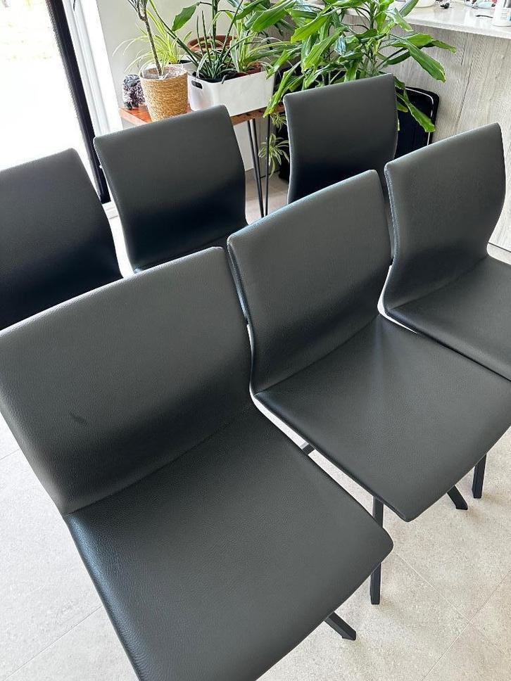 Stoelen merk Perfecta, Huis en Inrichting, Stoelen, Zo goed als nieuw, Vijf, Zes of meer stoelen, Zwart, Ophalen