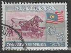 Maleisie-Malaya Federation 1957/1961 - Yvert 82 - 25 c. (ST), Timbres & Monnaies, Timbres | Asie, Affranchi, Envoi