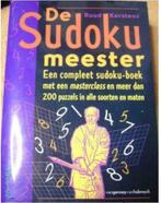 De Sudoku meester Een compleet sudoku-boek, Hobby en Vrije tijd, Denksport en Puzzels, Ophalen of Verzenden, Zo goed als nieuw