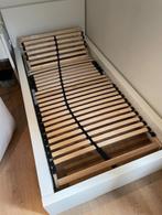 Bed Malm 90x200  Wit Bed Malm Ikea te koop  Verstelbare latt, Huis en Inrichting, Slaapkamer | Bedden, Ophalen of Verzenden, Wit