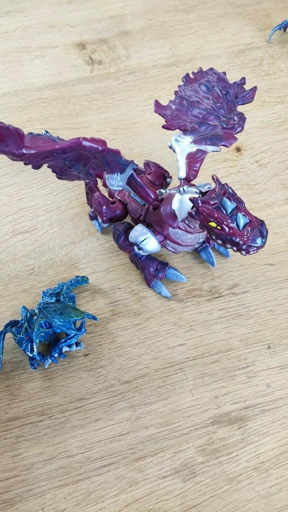 Mega Bloks Dragon Crystal-figuren, Kinderen en Baby's, Speelgoed | Bouwstenen, Gebruikt, Megabloks, Ophalen