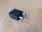 Vliegtuig audio adapter naar 3.5mm audio plug, Ophalen of Verzenden, Zo goed als nieuw