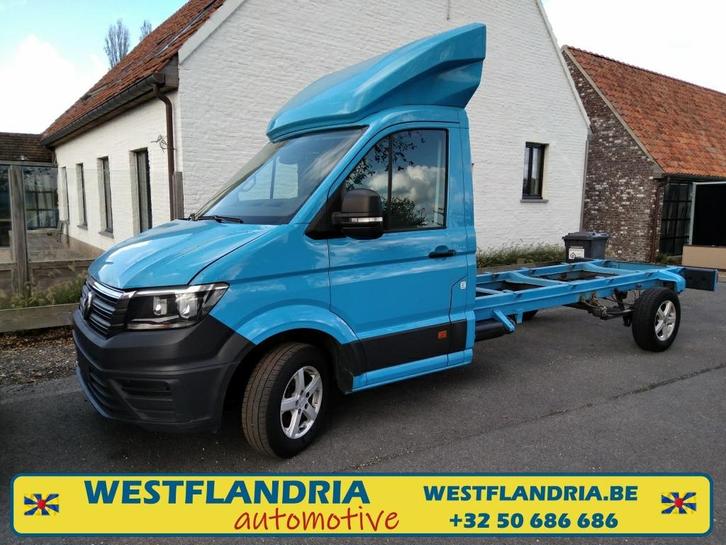 VW Crafter chassis cabine 2018, Auto's, Bestelwagens en Lichte vracht, Bedrijf, Te koop, Volkswagen, Diesel, Euro 6, 2 deurs, Handgeschakeld