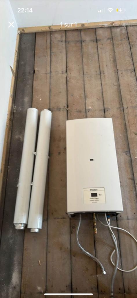 Chauffe eau vaillant, Doe-het-zelf en Bouw, Chauffageketels en Boilers, Gebruikt, Geiser, Aardgas, Minder dan 3 jaar oud, Ophalen