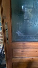 Dubbele glazen binnendeur, Doe-het-zelf en Bouw, Deuren en Vliegenramen, Ophalen, Gebruikt, Binnendeur