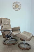 Stressless Designer Zetel incl. Voetenbank, Huis en Inrichting, Fauteuils, Ophalen, Zo goed als nieuw