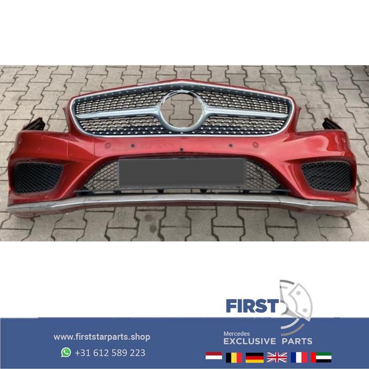 W218 BUMPER FACELIFT CLS AMG VOORBUMPER COMPLEET + DIAMOND G, Auto-onderdelen, Carrosserie, Bumper, Mercedes-Benz, Voor, Gebruikt