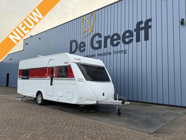 Kabe Smaragd 540 GLE KS, Caravans en Kamperen, Caravans, Bedrijf, tot en met 3, 1500 - 2000 kg, Kabe, 2 aparte bedden, 6 tot 7 meter