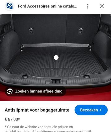 Ford kuga, koffer mat antislip  beschikbaar voor biedingen