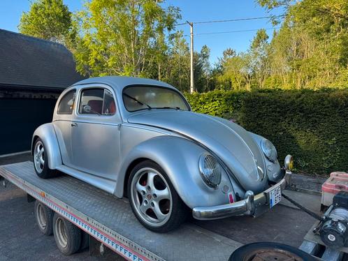 VW Kever met 2.0 Porsche motor en ophanging, Auto's, Oldtimers, Particulier, Volkswagen, Benzine, 2 deurs, Zilver of Grijs, Overige kleuren