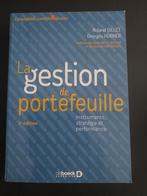 La gestion de portefeuille, Enlèvement ou Envoi, Comme neuf