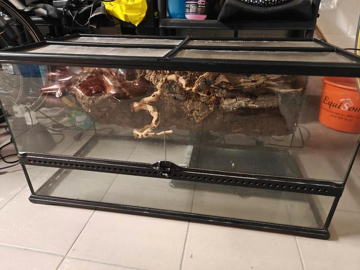 Terrarium Exo Terra 90x45x45cm, Dieren en Toebehoren, Reptielen en Amfibieën | Toebehoren, Gebruikt, Terrarium of Paludarium, Ophalen