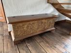 Antieken koffer van hoogwaardige kwaliteit, Comme neuf, Enlèvement, Chêne, 100 à 125 cm