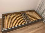 Sommier 200x90 avec sommier à lattes réglable, Maison & Meubles, 90 cm, Une personne, Enlèvement, Utilisé