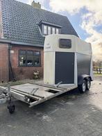 Humbaur mentrailer, Enlèvement, Utilisé, Bois, Remorque 2 chevaux